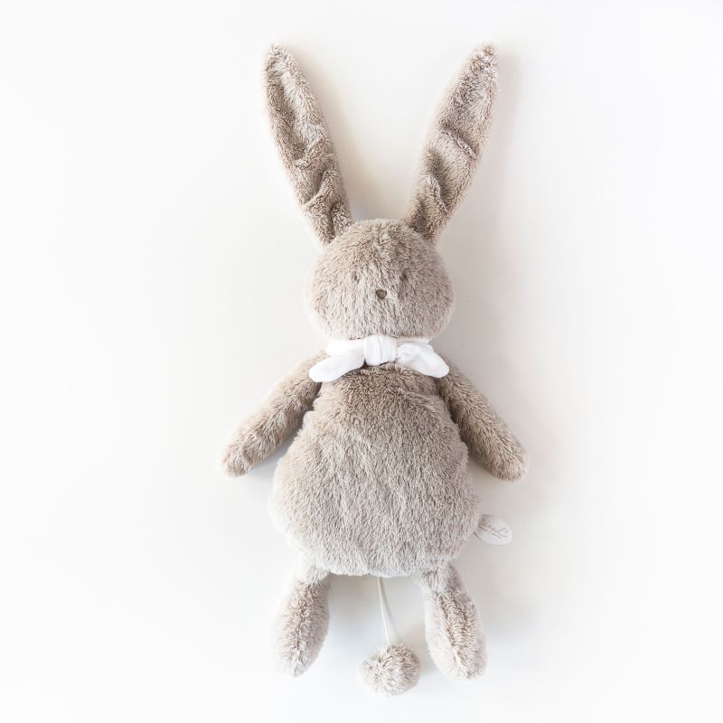  - ella the rabbit - musical box beige 30 cm 
